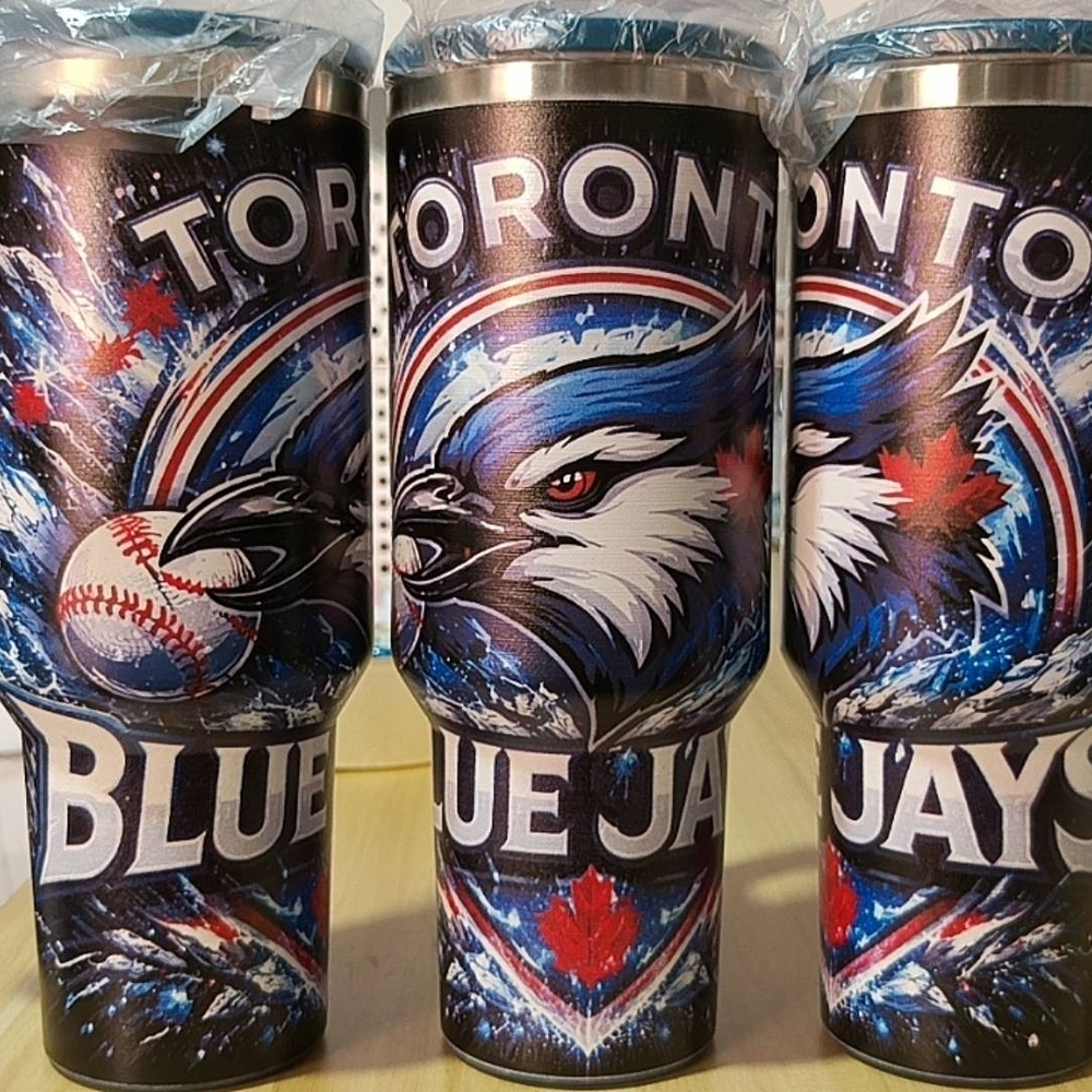 Toronto Blue Jays Stainless Travel Tumbler - Team Logo